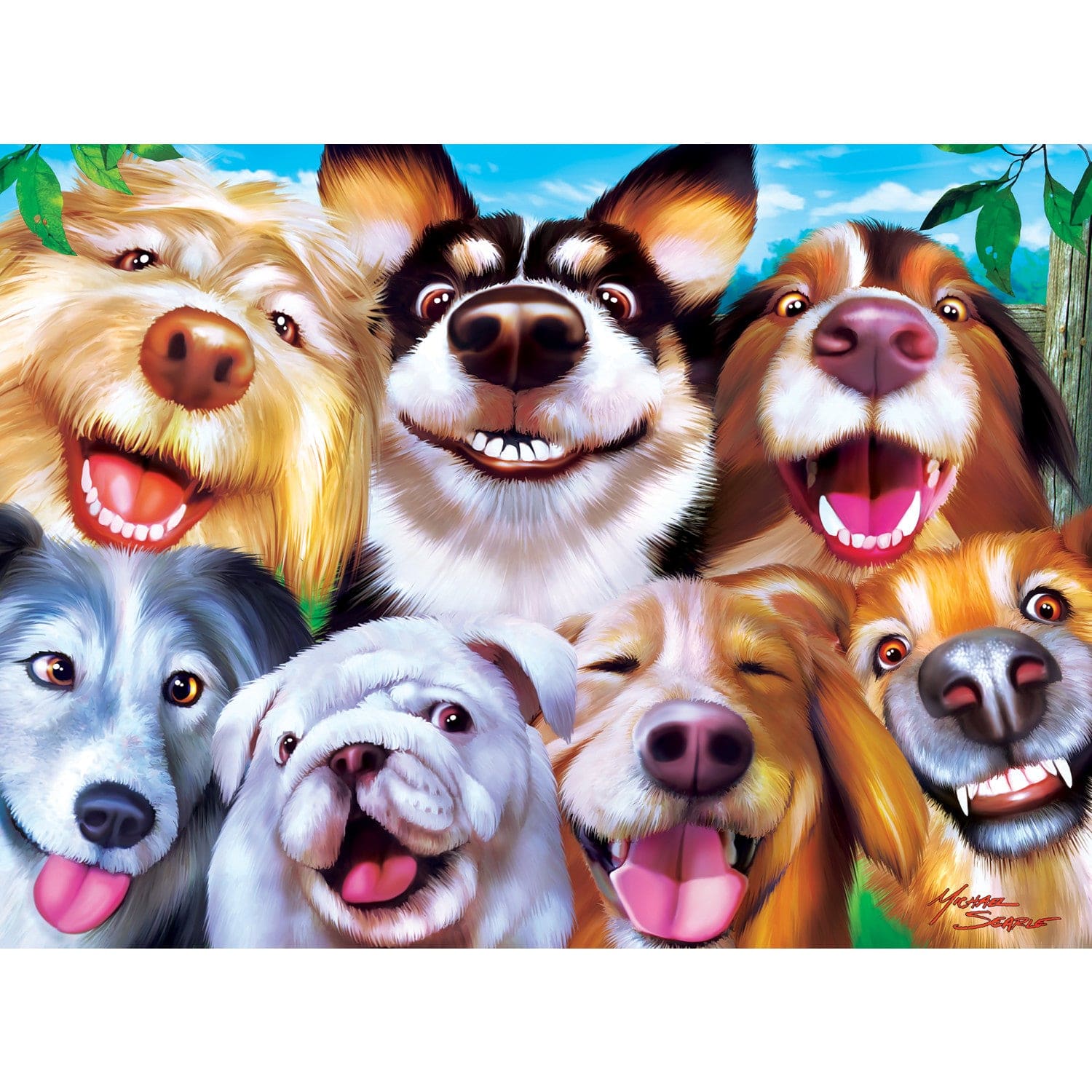 Selfies 100 Piece Jigsaw Puzzles 4-Pack - Image 3