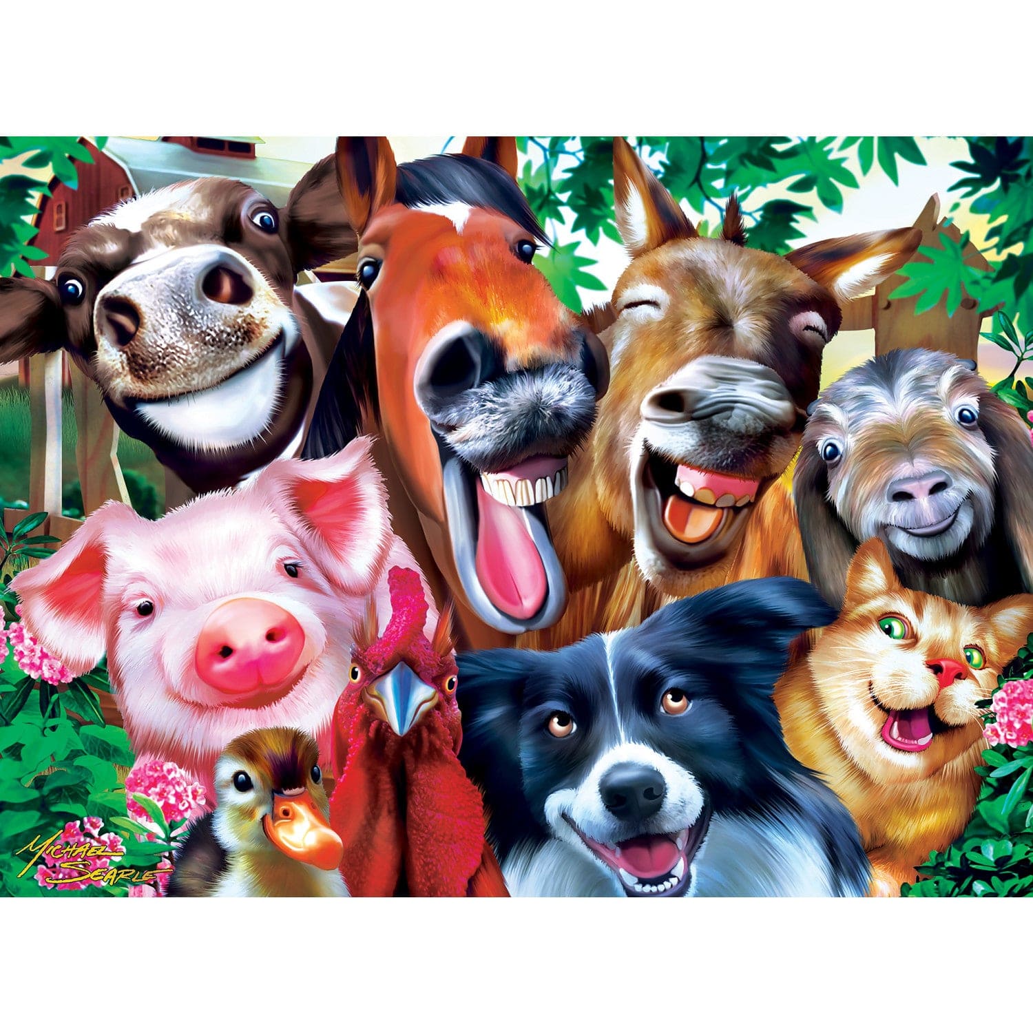 Selfies 100 Piece Jigsaw Puzzles 4-Pack - Image 4