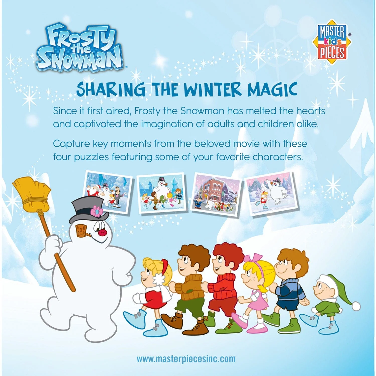 Frosty the Snowman 4-Pack 100 Piece Jigsaw Puzzles - Image 7