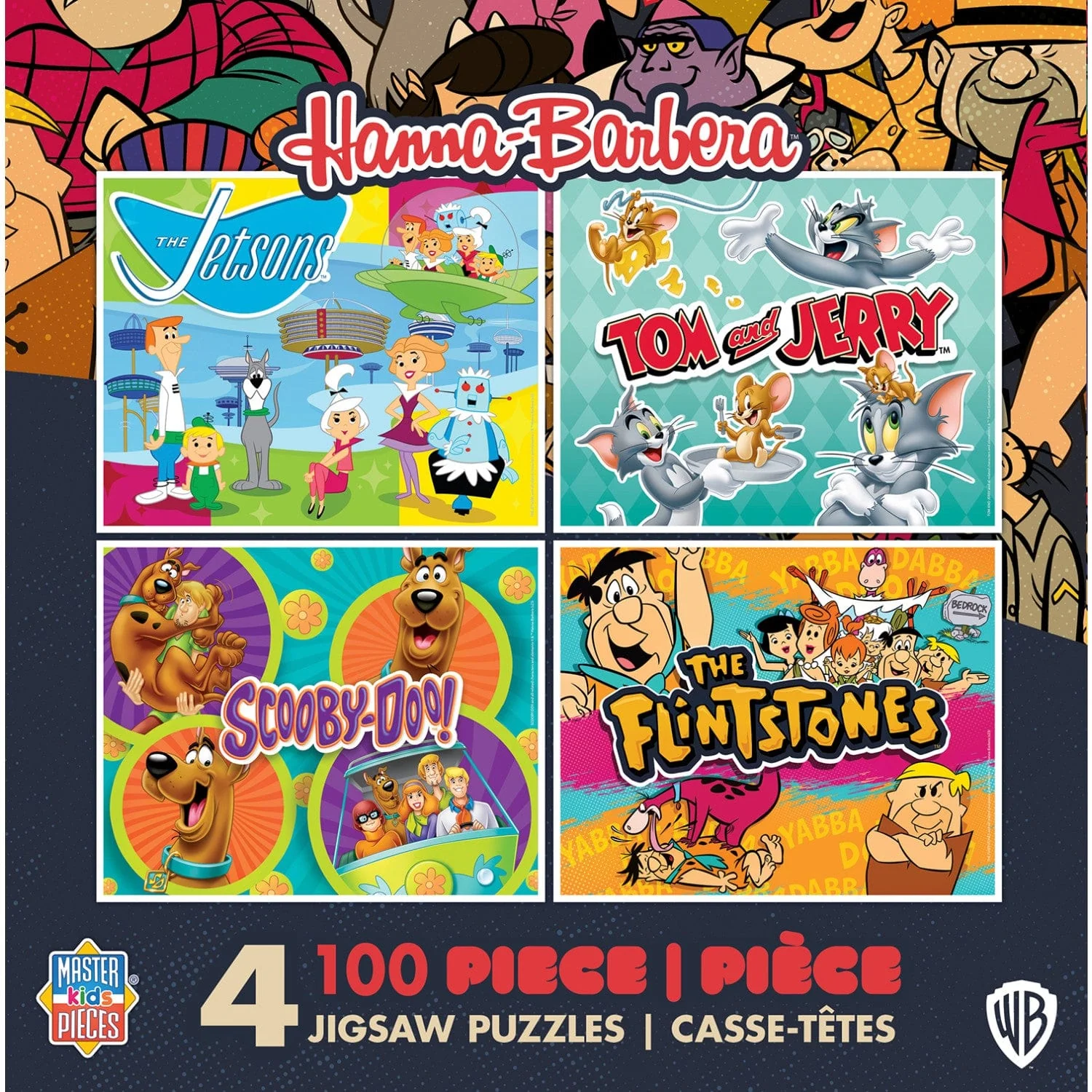 Hanna-Barbera 100 Piece Jigsaw Puzzles 4-Pack - Image 7