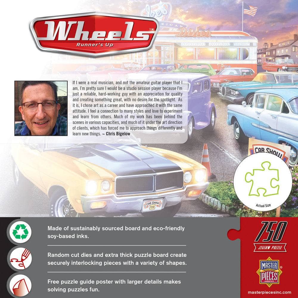 Wheels - Runner's Up 750 Piece Jigsaw Puzzle - Image 3